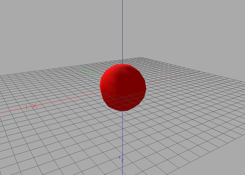 Red sphere